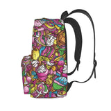 Guiteinyi Boy Kids Sweet Skull School Backpack Large Capacity Children Casual Backpacks For Teen Girl