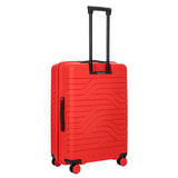 Bric's B|Y Ulisse Expandable Spinner Suitcase, Lightweight Polypropylene Hard Shell Luggage with 360° Rubber-Coated Double Wheels, TSA-Approved Lock and Organized Interior - 28 Inch, Red