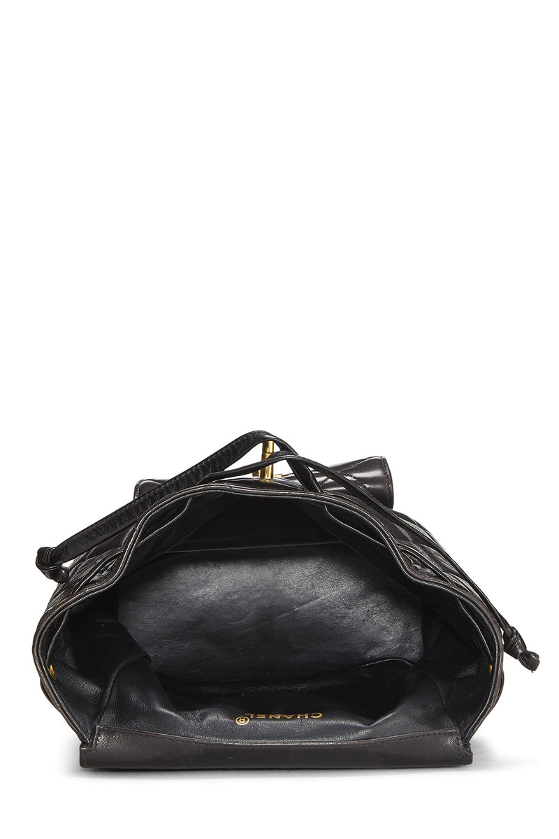 Chanel, Pre-Loved Quilted Lambskin Classic Backpack Medium, Black