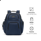 Tumi Unisex Tumi Brief Pack, Navy, One Size