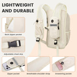 TUIKEN Small Hiking Backpack 10L- Lightweight Packable Foldable Backpack for Travel Camping Outdoor Commute, Compact Rucksack for Women Men(Beige)