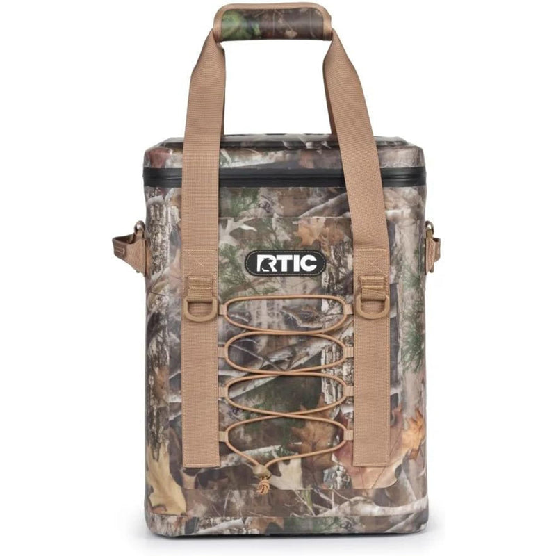 RTIC Backpack Cooler 24 Can, Insulated Portable Soft Cooler Bag Waterproof for Ice, Lunch, Beach, Drink, Beverage, Travel, Camping, Picnic, Car, Hiking, Kanati Camo