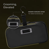 Briggs & Riley Hanging Toiletry Kit - Toiletry Travel Bags for Women & Men, Organizer for Vacation, Sleek & Compact Dopp Kit, Use for Bathroom Accessories, Makeup, & Skincare - ZDX Collection, Hunter