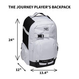Rawlings | THE JOURNEY Player's Backpack | Baseball/Softball | Black