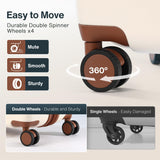 Vipbox Luggage Sets 3 Piece (3-YEARS VIP SERVICE) Hardside Expandable Ultra Durable 100% PC Lightweight Carry On Travel Suitcase Set with TSA Lock Spinner Wheels, White Brown