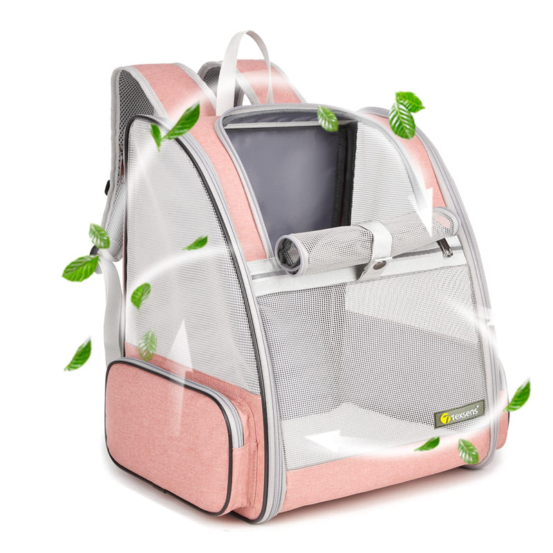 Texsens Innovative Traveler Bubble Backpack Pet Carriers for Cats and Dogs