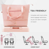 Luggage 5 Pcs, ABS Hardshell Suitcase Spinner Wheels with USB Port TSA Lock