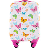 Travelers Club 5 Piece Kids' Luggage Set, Butterfly