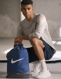 Nike Unisex Brasilia 9.5 Training Gym Sack (18L), Midnight Navy/Black/White, MISC