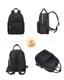 LOVEVOOK Mini Backpack Purse for Women, Cute Small Fashion Daypack, Light Weight, Water Resistant, Black Quilted