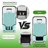 YHOUSE Suitcase Covers For Luggage, 30 Inch Clear PVC Luggage Covers Protector Full Thicken Transparent Waterproof Suitcase Sleeve With Large Velcro for 30" Wheeled Suitcases
