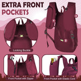EgoNova 12L Ultralight & Thin Packable Daypack, Small Foldable Hiking Backpack Travel Bag, Water Resistant Day Pack for Men Women