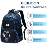 Bluboon Kids Backpack Boys Camo Bookbag Teens Elementary School Bag Daypack Travel Back Pack Middle school
