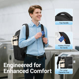 MATEIN Anti Theft Personal Item Backpack, Underseat Travel Backpack with Shoe Compartment Detachable, TSA Luggage Bag for Spirit Airlines Weekend Trip Backpacks for Men Women Fit 15.6" Laptop