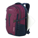 Eddie Bauer Adventurer Backpack with Organization Compartments and Hydration/Laptop Compatible Sleeve, Women's Adventurer - Dark Plum, 30L