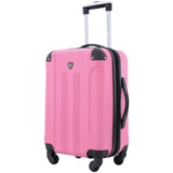 Travelers Club Chicago Hardside Expandable Spinner Luggages, Hot Pink, 20" Carry-On, HS-20720-EX-690N
