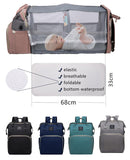 Diaper Bag Backpack with Changing Station: Pink Baby Bags for Girls Boys Mom with Large Capacity Pañaleras Para Bebe Niña Baby Girl Newborn Essentials Must Haves Baby Shower Gifts Baby Registry