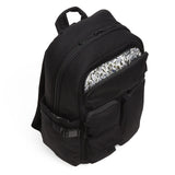 Vera Bradley Women's Cotton Utility Large Backpack, Black, One Size