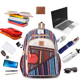 KayJayStyles Natural Handmade Large Multi Pocket Hemp Nepal Backpack (BKPK-4)