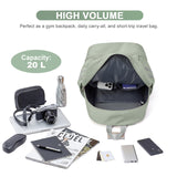 coofay Gym Backpack For Women Waterproof Sports Backpack With Shoe Compartment Lightweight Travel Backpacks Small Gym Bag Dance Volleyball Backpacks