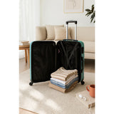 Dejuno Craft Hardside 24-Inch Lightweight Spinner Luggage - Teal