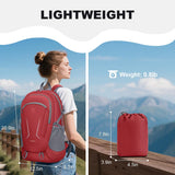 MIYCOO Backpack - Ultra Lightweight Packable Backpack for Travel Camping, Hiking Back Pack Waterproof Foldable Daypack for Men Women Red
