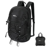 MoKo Hiking Backpack, 40L Large Capacity Camping Backpack with Multiple Pockets, Tear-Resistant Travel Daypack for Men Women, Packable and Lightweight Hiking Daypack for Travel Camping Outdoor, Black