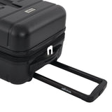 Wrangler Tall Trunk Luggage 4 Piece Set, Black