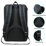 KAUKKO Laptop Outdoor Backpack Traveling Daypack Hiking Rucksack Large Capacity Bag Fits 15.6"(23-Darkgrey)