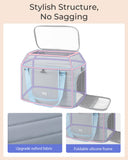 Top-Expandable Pet Carrier: NOBLE DUCK Airline Approved Pet Travel Bag for Cats/Dogs Up to 20 Lbs | Soft-Sided, Multi-Sided Breathable with Anti-Escape Zipper & Privacy Curtain to Reduce Stress