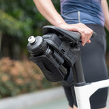 ROCKBROS Water-Resistant Bike Saddle Bag with Water Bottle Holder & Taillight Hanger – Large Capacity Rear Seat Pack for Road & Mountain Cycling