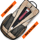 WELKINLAND 2-Suit Carry On Garment Bag for Travel, 30-L Suits Holder Travel Bag, 8-Pocket Garment Bag for Men, Wrinkle-Free Travel Garment Bags for Suits, Durable Suit Carrier Garment Travel Bag