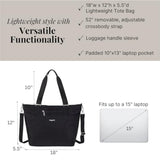 Avenue Tote - 12x18" Laptop Tote Bag for Women - Lightweight Work Travel Carry On