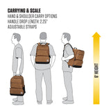 Carhartt Insulated Two Compartment Cooler, Durable Water Repellent Material W/Front Zippered Pocket for Camping, Beach & Travel, Cooler Backpack, Carhartt Brown