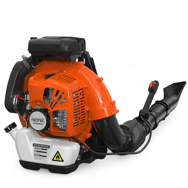75.6CC Gas Backpack Leaf Blowers 847CFM Powerful Gas Blowers 236 MPH Low Vibration 2 - Cycle Ergonomic Harness System for Garden