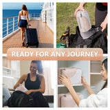 8 Set Packing Cubes for Travel, Gifts for Women Mom,Anti - Tearing Suitcase Organizer for Luggage with Shoe & Hanging Toiletry Bag,OlarHike Vacation Essentials & Accessories for Cruise Ship