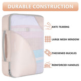 8 Set Packing Cubes for Travel, Gifts for Women Mom,Anti - Tearing Suitcase Organizer for Luggage with Shoe & Hanging Toiletry Bag,OlarHike Vacation Essentials & Accessories for Cruise Ship