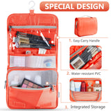 8 Set Packing Cubes for Travel, Gifts for Women Mom,Anti - Tearing Suitcase Organizer for Luggage with Shoe & Hanging Toiletry Bag,OlarHike Vacation Essentials & Accessories for Cruise Ship,Orange