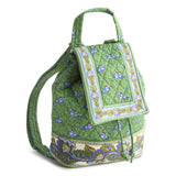 Premium Cotton Original Drawstring Backpack, Green Birds, One Size | Backpacks4Less