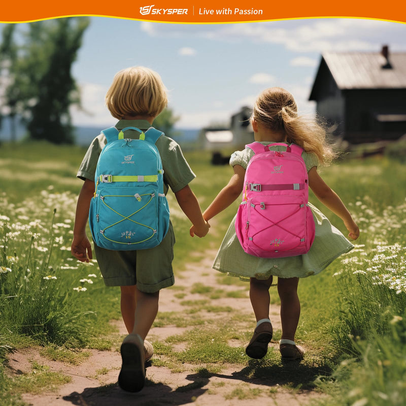 SKYSPER Kids Backpack - 15L Travel Backpacking Small Age 4-6 Ergonomical Design Multi-compartment Breathable Day Pack Preschool Kindergarten Bag