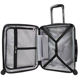 World Traveler Dejuno Tonal 20-Inch Carry-On Polycarbonate Lightweight Hardside Expandable Spinner Luggage Suitcase with TSA Lock - Matcha