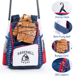 VIGEGARI Kids Baseball Bag for Boys 8-12 - Baseball Backpack for Boys 5-8 - Girls Softball Bag - Youth Baseball Bag for T-Ball, Softball Equipment, Baseball Gear, Bat Bag for Boys, Girls