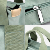 Small Tote Bag with Zipper Tote Bag for Women Canvas Crossbody Bag Shoulder Bag Satchel Hobo Bag Messenger Bag 2025