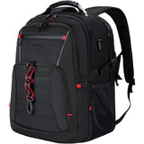 KROSER Travel Laptop Backpack 17.3 inch XL Computer Backpack Stylish College Backpack with RFID Pockets USB Charging Port REFLECTIVE STRIPS Water-Repellent Daypack for Business/Men
