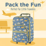 Stephen Joseph, Kids Roling Carry-On Luggage, 12.5"L x 6.5"W x 18"H, Construction