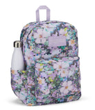 JanSport SuperBreak Plus Backpack with Padded 15-inch Laptop Sleeve and Integrated Bottle Pocket - Spacious and Durable Daypack for Work and Travel, Daydream Contrast Purple/Blue/Purple/Mul