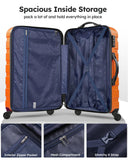 Suitour Luggage Sets 2 Piece with Spinner Wheels,Hard Shell 20 Carry on Suitcase and 28 inch Luggage with Spinner Wheels Suitcase Set with TSA Lock(20in/28in)