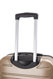 Rockland Irvine Hardside Spinner Wheel Luggage, Champagne, 19", 23", 27"