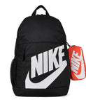 Nike Unisex Children's Backpack (20 L, Older Children) Backpack, Black/Orange/White, Einheitsgröße, Sports