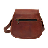 Indian Hando Art 9 inch Women Leather Cross-body Shoulder Bag Satchel Ladies Purse Genuine Multi Pocket Saddle Vintage Handmade Travel